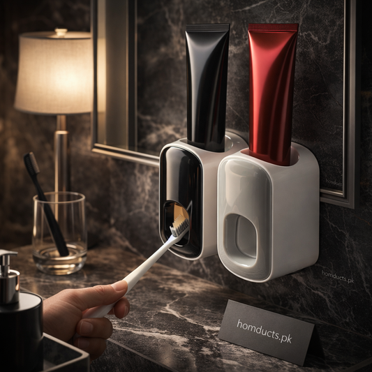 Automatic Wall Mounted Toothpaste Dispenser – Ecoco Hands-Free Toothpaste Squeezer for Bathroom