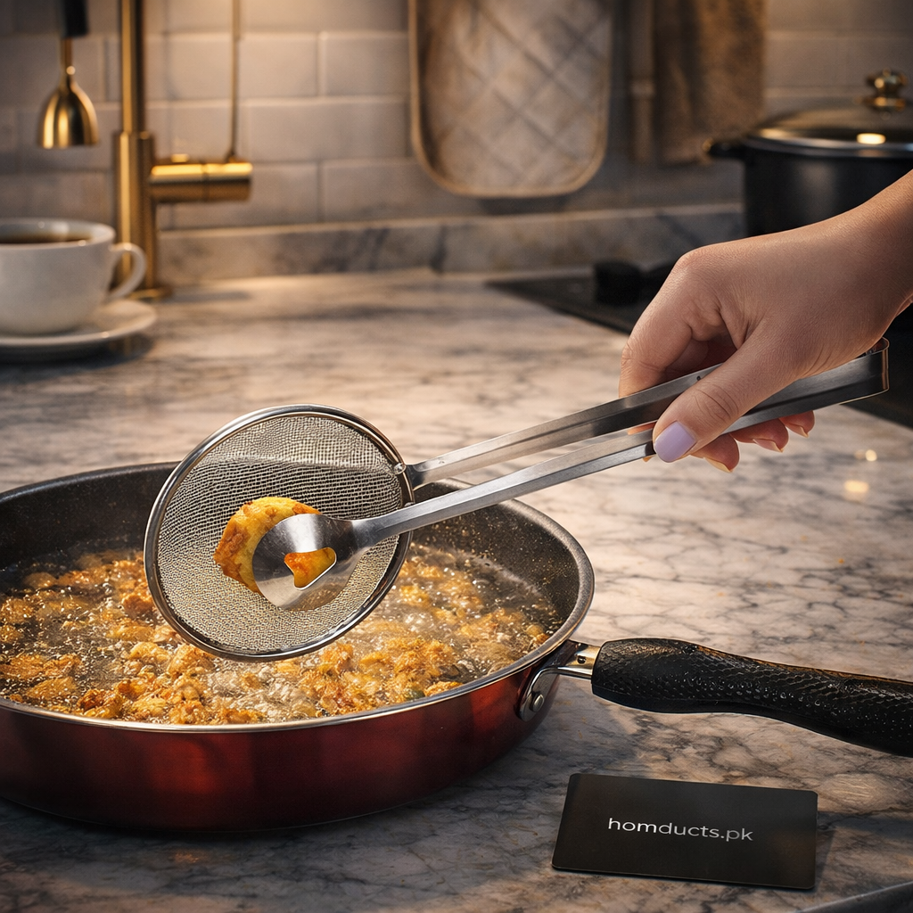 Frying spoon