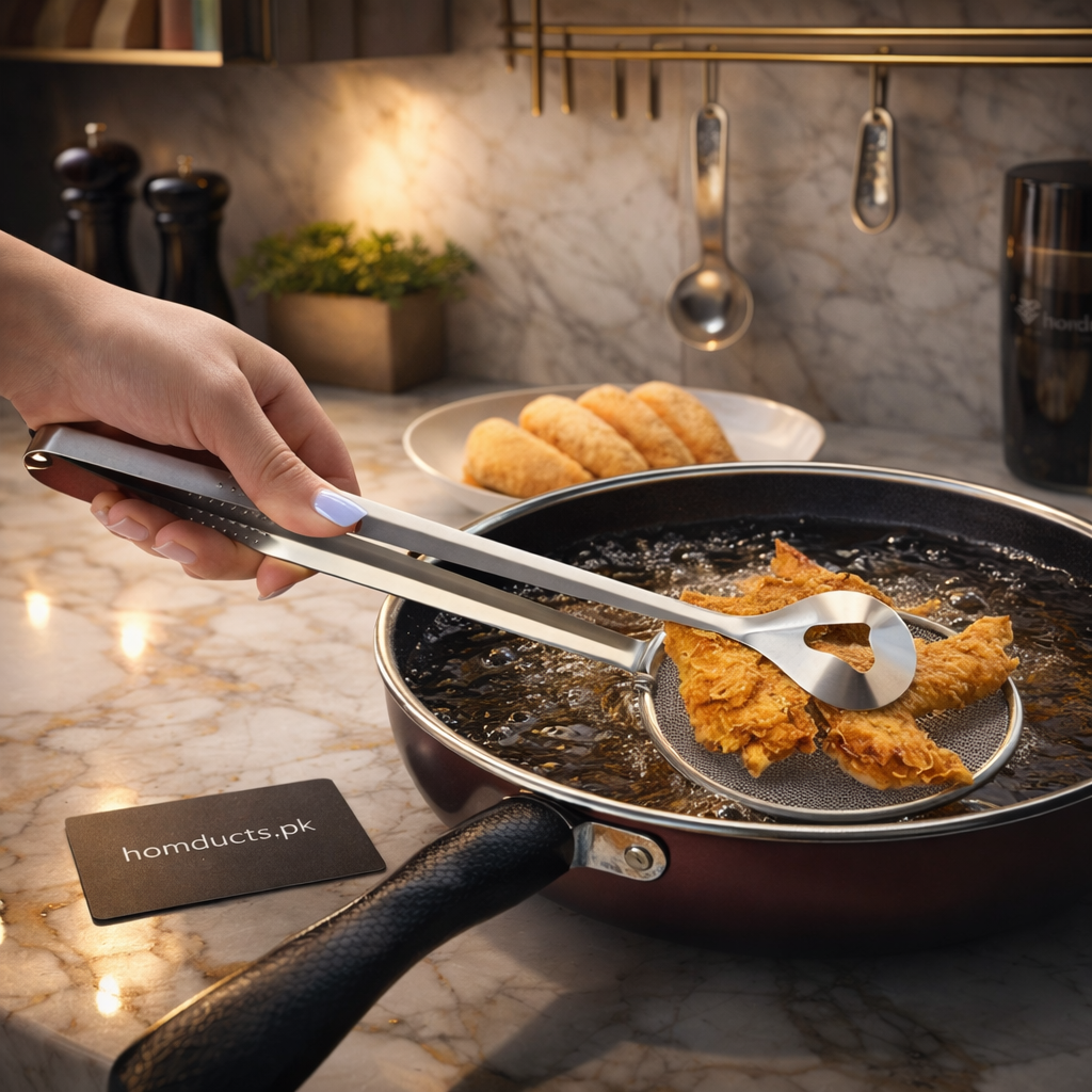 Frying spoon