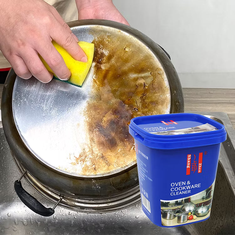 Powerful Stainless Steel Cookware Cleaner Paste – Solid Kitchen Oven Cleaner (Original China Made)