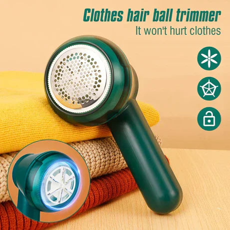 Premium Electric Lint Remover – Rechargeable Fabric Shaver & Clothes Fuzz Trimmer with USB Charging Cable