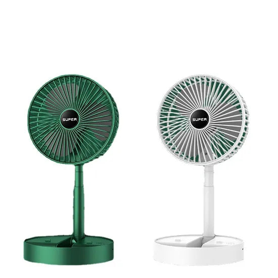 Folding Storage net red Rechargeable Mini Stand fan