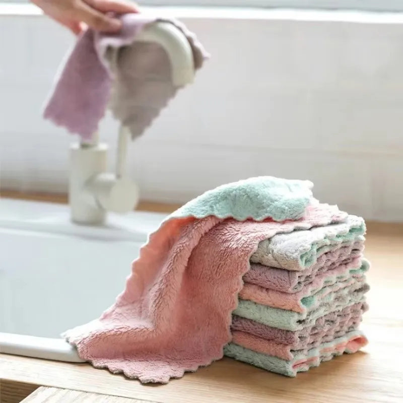 Super Cleaning Towel Pack of 10 – Premium Microfiber Super-Absorbent Reusable Cleaning Cloths