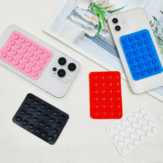 Premium Silicone Suction Cup Phone Holder – Anti-Fall Suction Pad for Mobile Phones & Tables