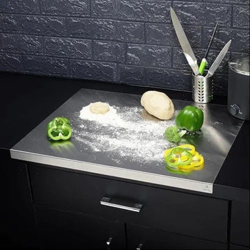 Stainless Steel Chopping Board 41x32cm – Large Durable Kitchen Cutting Board for Food Prep