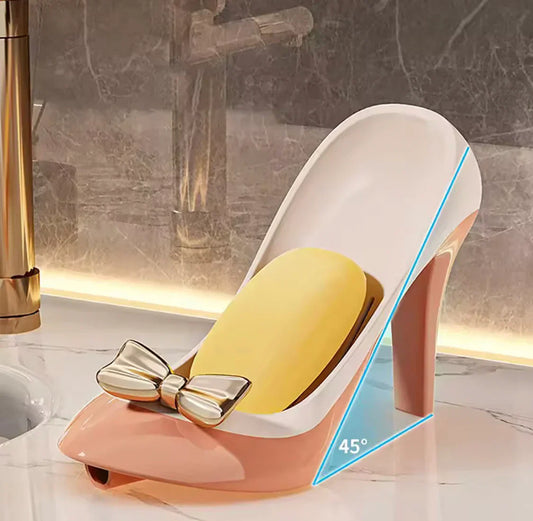 Stylish High Heel & Sandal Soap Holder – Decorative Bathroom Accessory