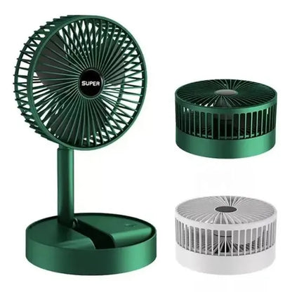 Folding Storage net red Rechargeable Mini Stand fan