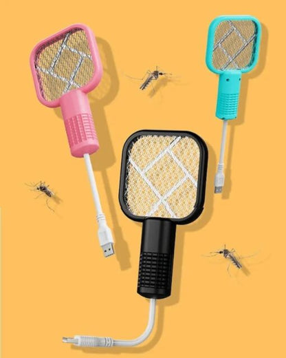 Mini USB Electric Mosquito Racket – Insect Killer with LED Light
