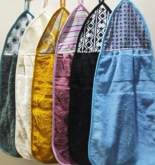 Large Hanging Soft Kitchen Towel – Absorbent & Quick-Dry | Loop Handle Design