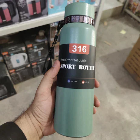 Temperature Display Stainless Steel Water Bottle 800ML – Hot & Cold Thermos for Travel & Home