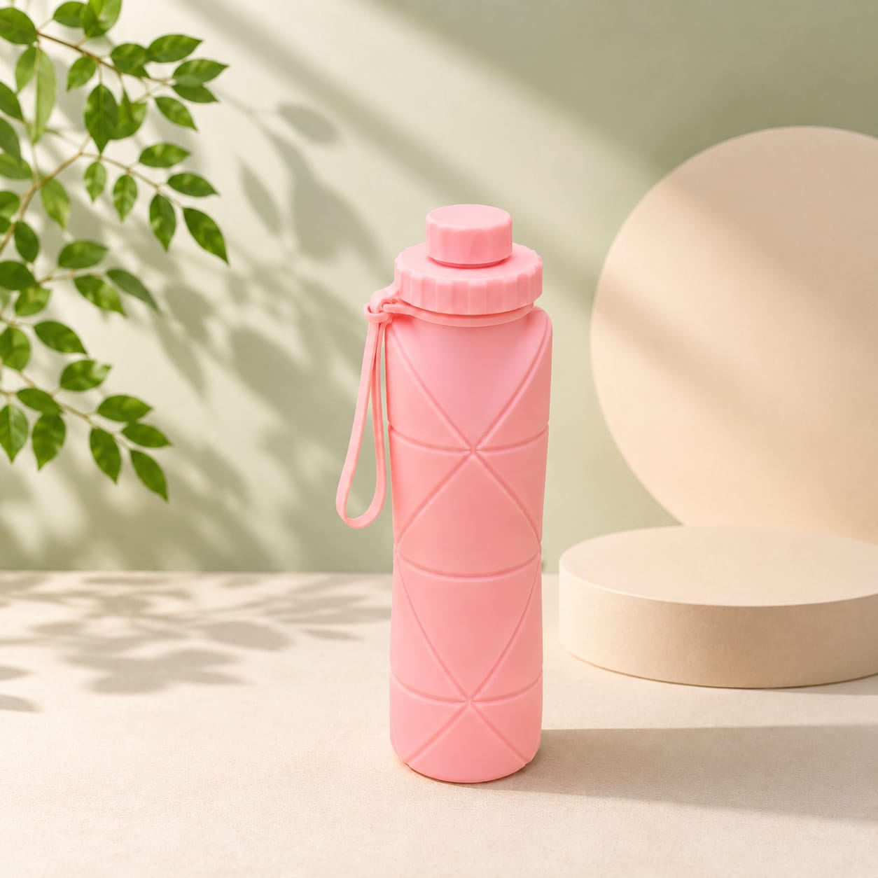 Foldable Silicone Bottle | Leakproof Travel Bottle | Portable & Space Saving