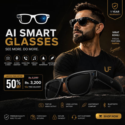 🕶️ Smart A.I M.E.T.A Glasses – Better Life ✨