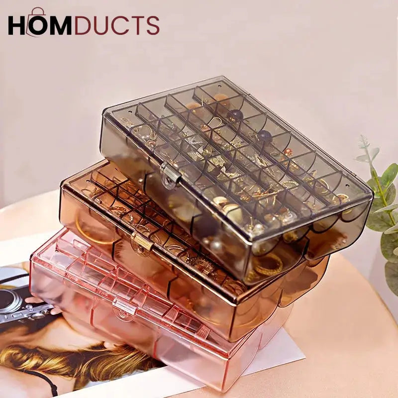 Acrylic 3 Layer Jewelery Organizer