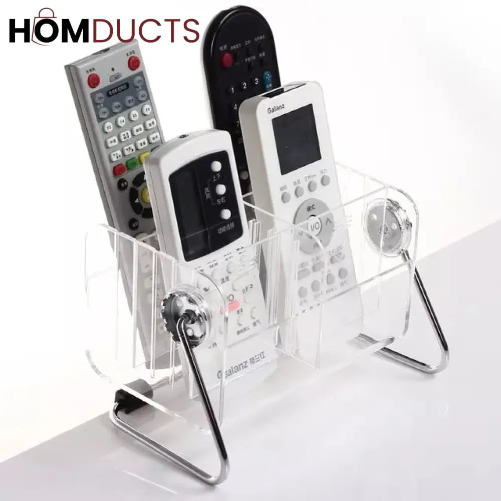 Acrylic 6 Grid Remote And Multipurpose Stand