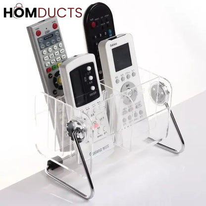 Acrylic 6 Grid Remote And Multipurpose Stand