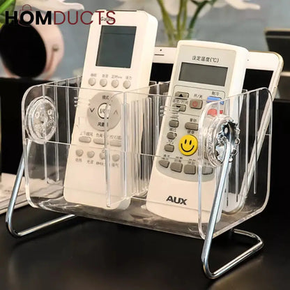 Acrylic 6 Grid Remote And Multipurpose Stand