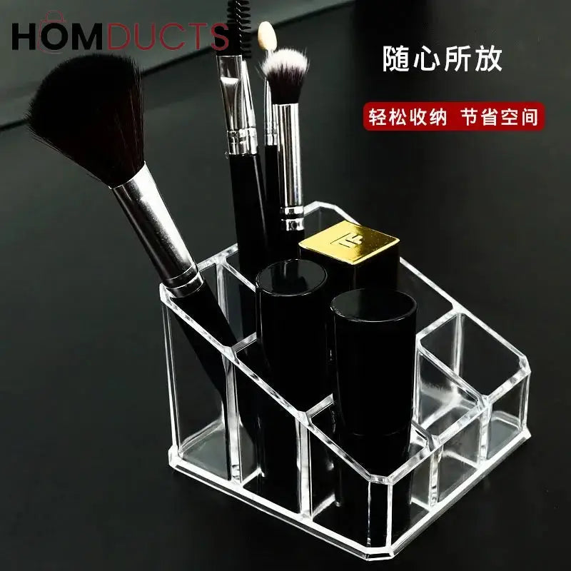 Acrylic 9 Grid Lipstick Organiser