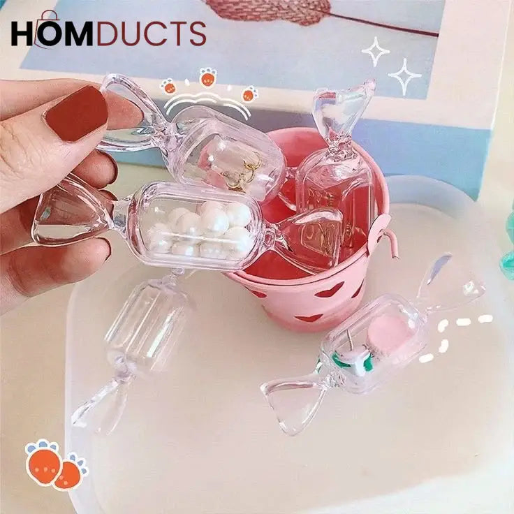 Acrylic Candy Shape Jewelery Organizer (Pack of 10)