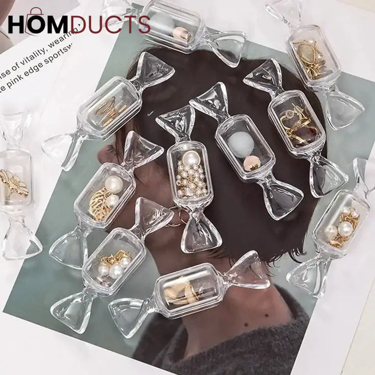 Acrylic Candy Shape Jewelery Organizer (Pack of 10)
