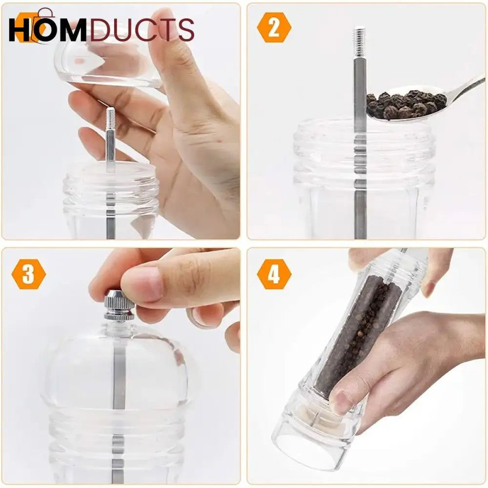 Acrylic Manual Pepper Grinder