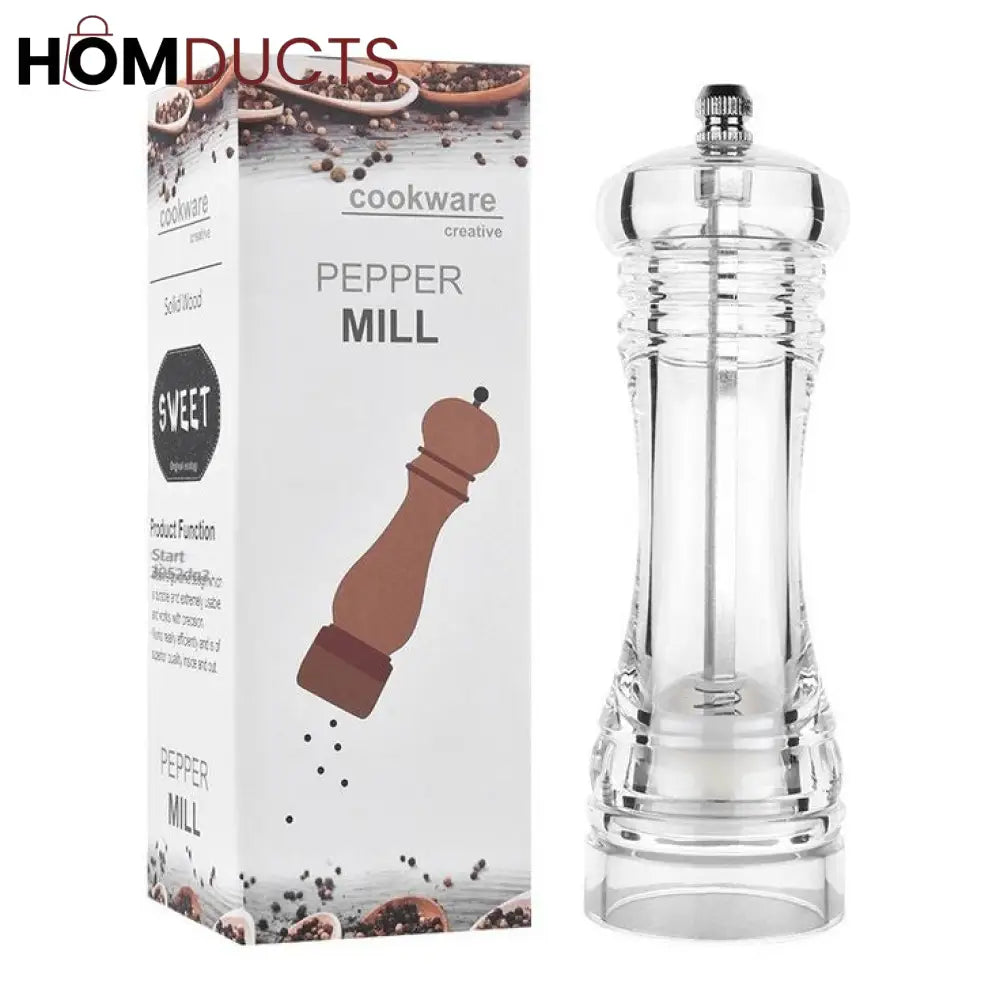 Acrylic Manual Pepper Grinder