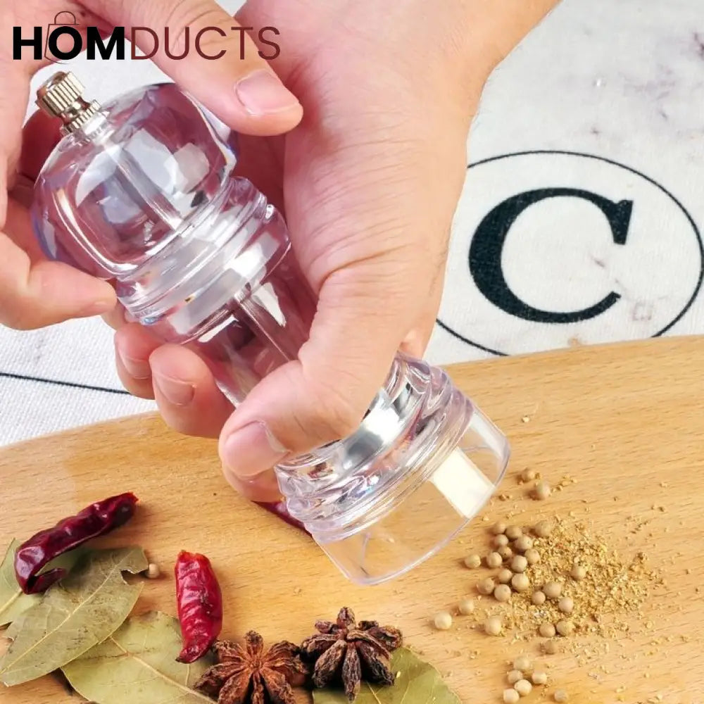 Acrylic Manual Pepper Grinder