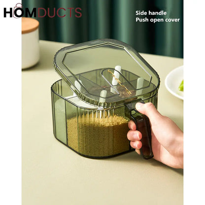 Acrylic Partition Spice Box