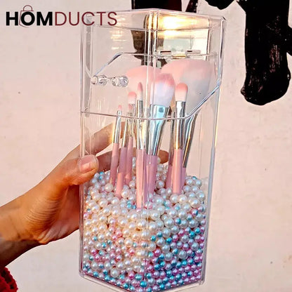 Acrylic Pearl Make-up Brush Holder