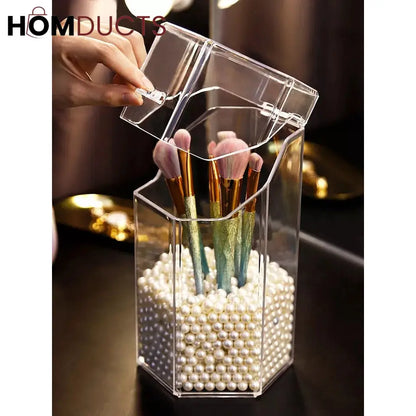 Acrylic Pearl Make-up Brush Holder