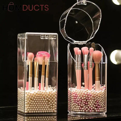 Acrylic Pearl Make-up Brush Holder
