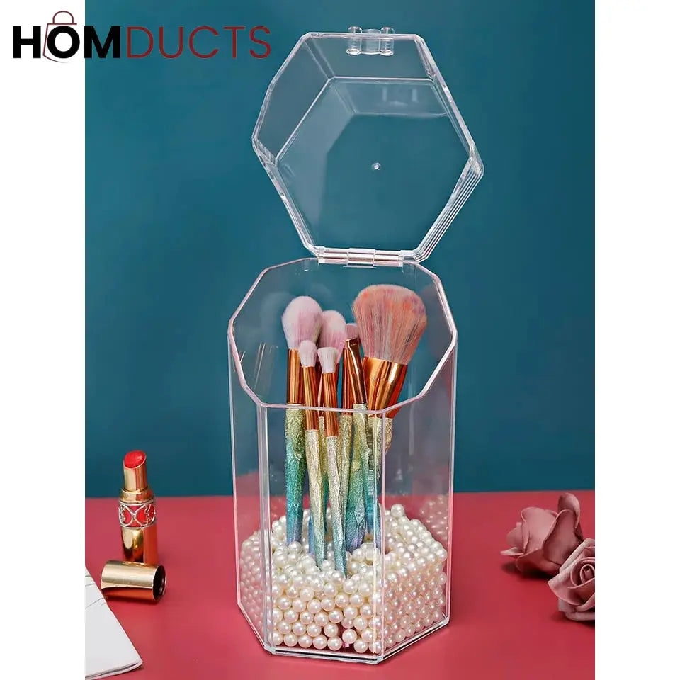 Acrylic Pearl Make-up Brush Holder