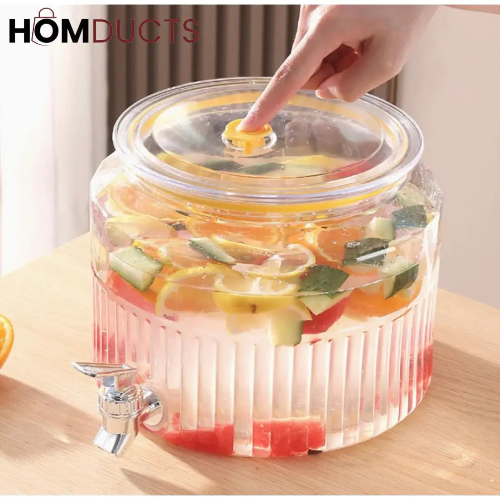 Acrylic Round Juice Container