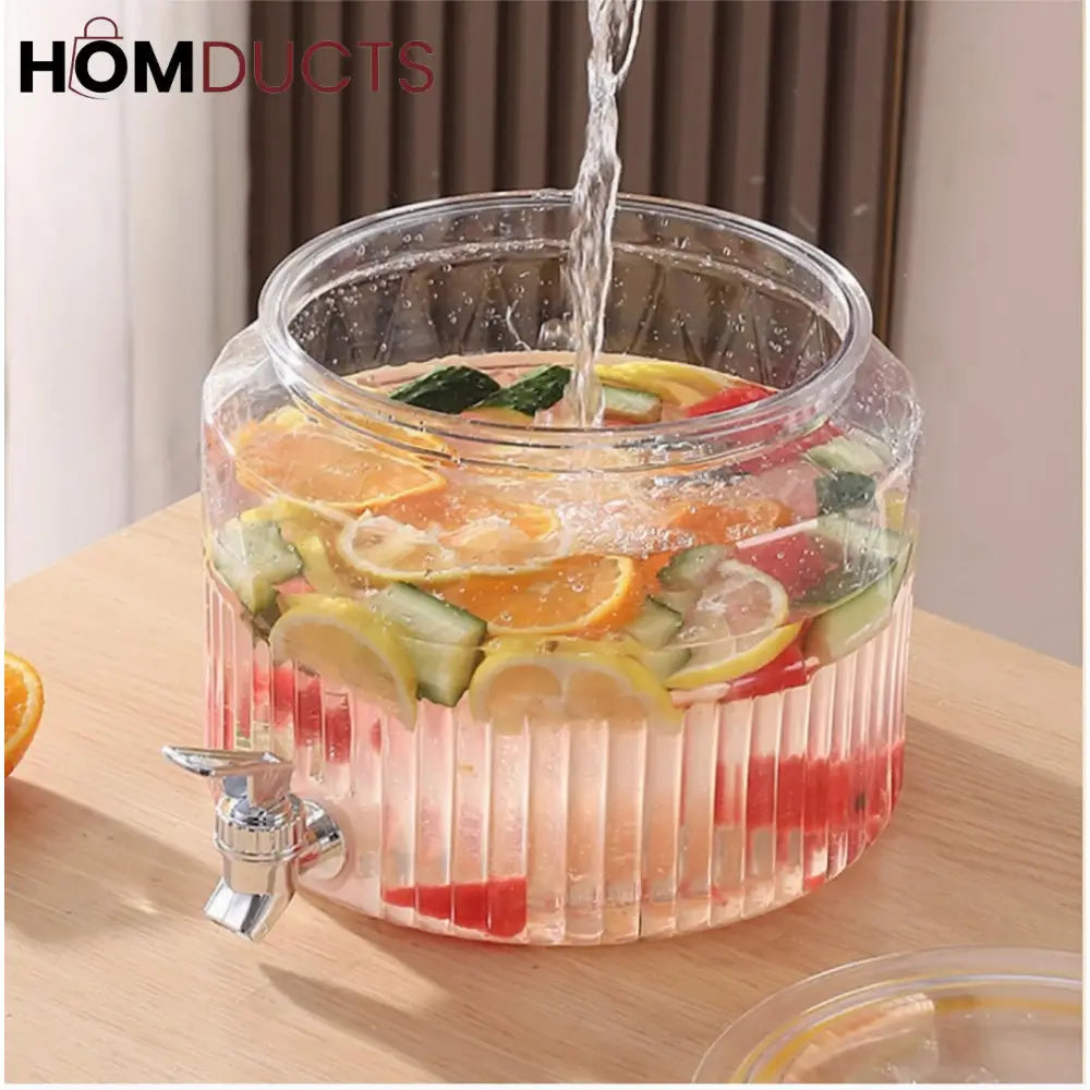 Acrylic Round Juice Container
