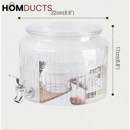 Acrylic Round Juice Container