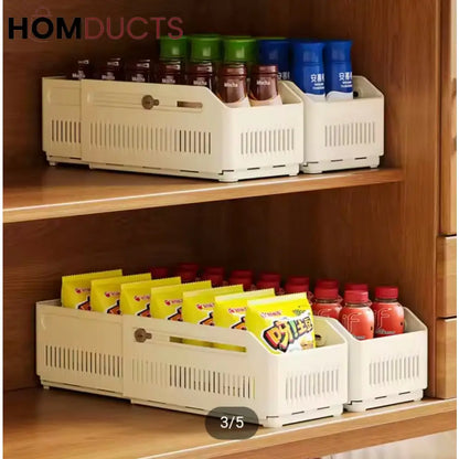 Adjustable Drawer And Fridge Organizer