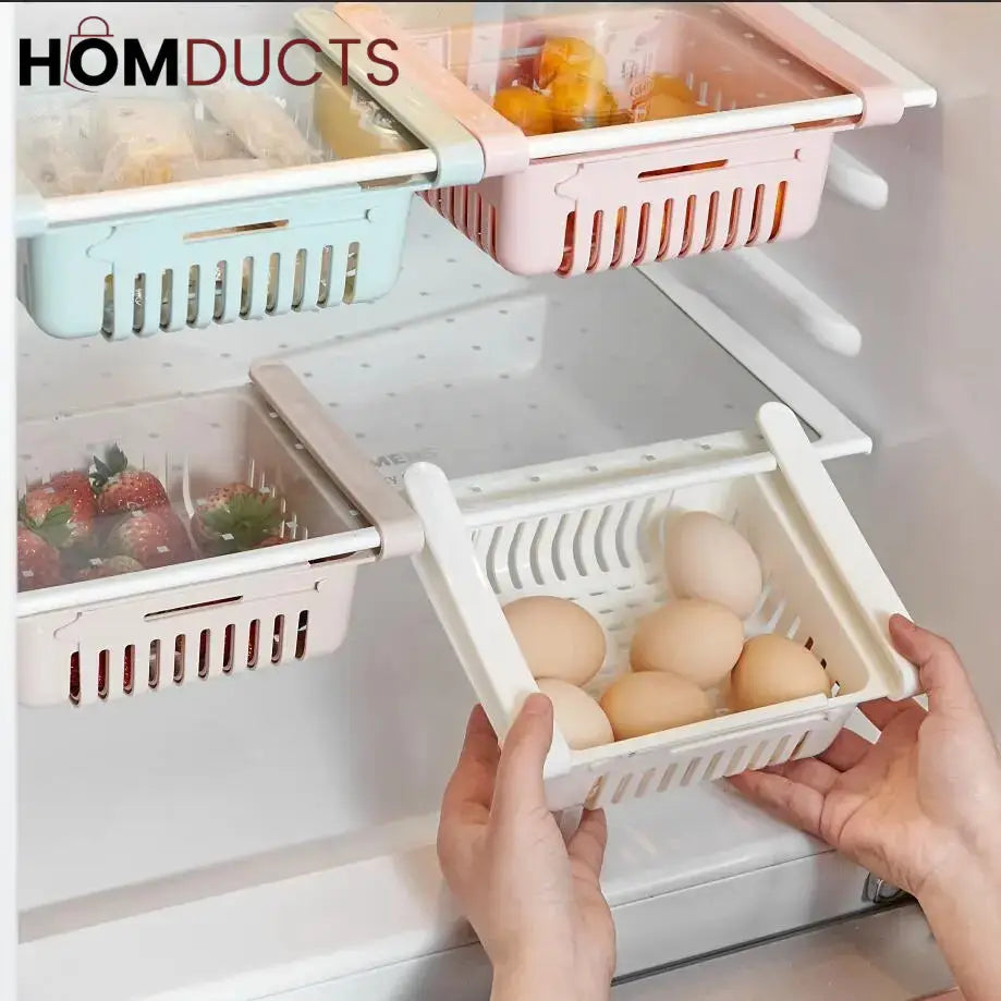 Adjustable fridge Basket