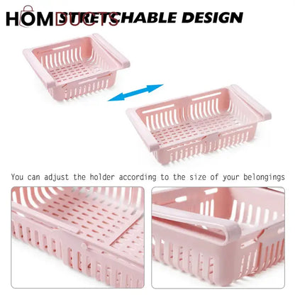 Adjustable fridge Basket