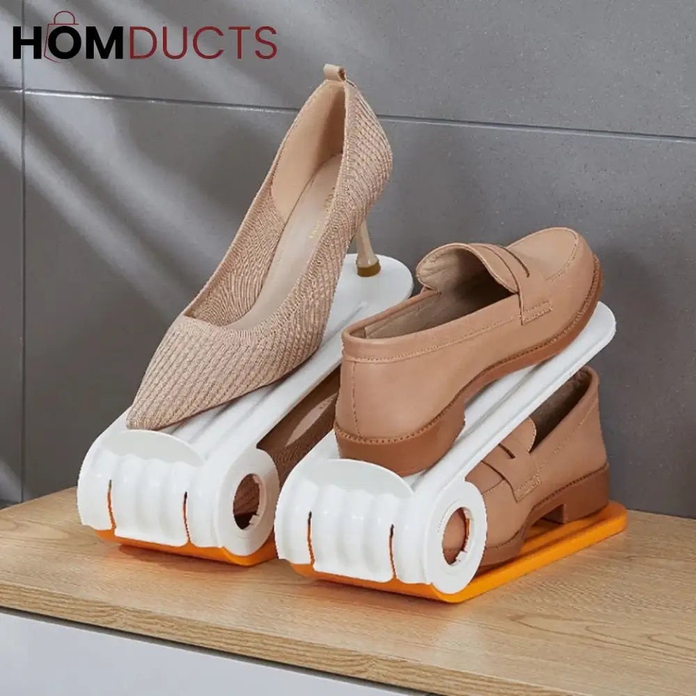 Adjustable Wardrobe Shoes Organizer (2pcs)