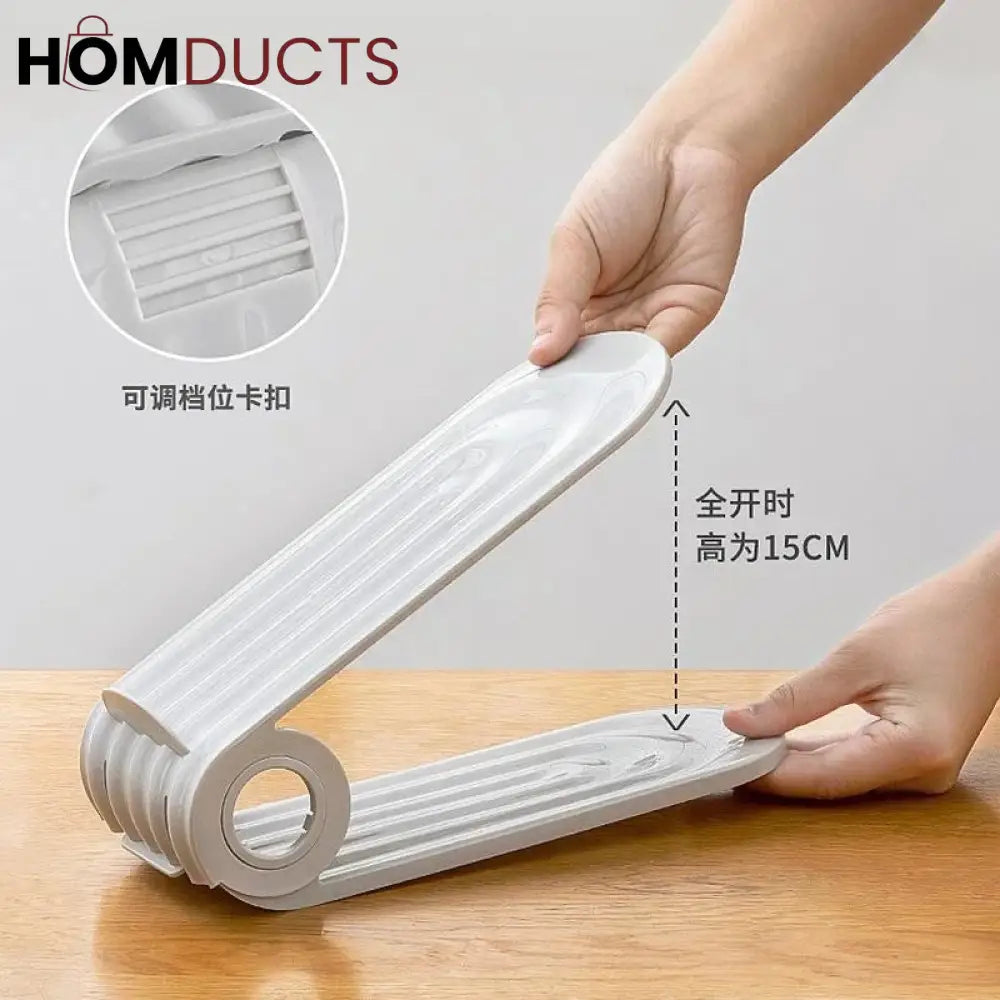 Adjustable Wardrobe Shoes Organizer (2pcs)