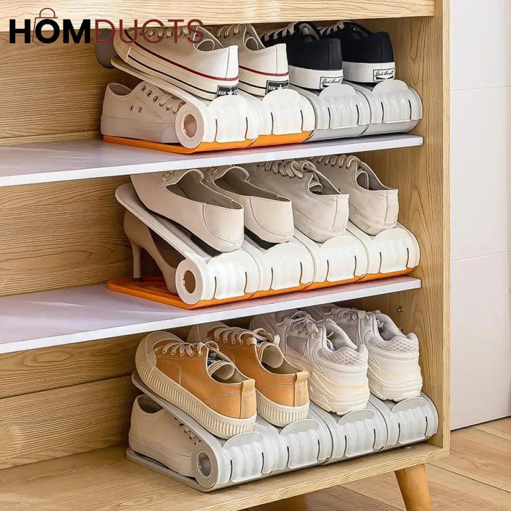 Adjustable Wardrobe Shoes Organizer (2pcs)