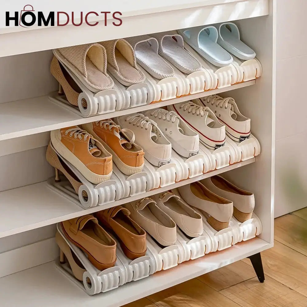 Adjustable Wardrobe Shoes Organizer (2pcs)