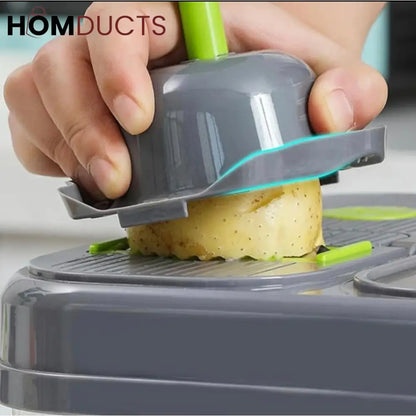All in one Vegetable Cutter With Cutting Board And Storage Boxes