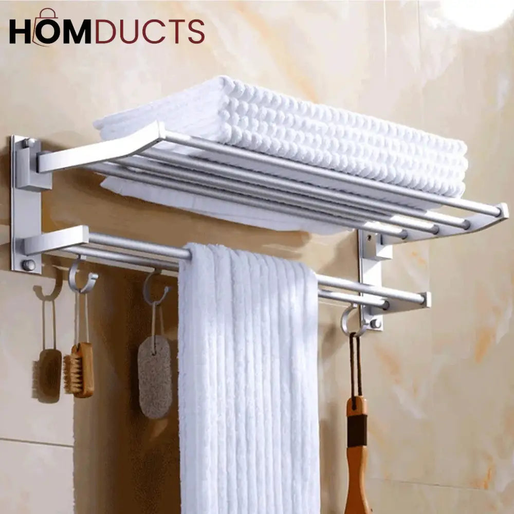 Aluminium Double Towel Rack