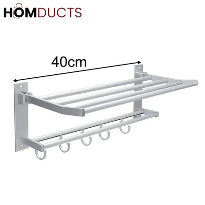 Aluminium Double Towel Rack