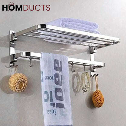Aluminium Double Towel Rack