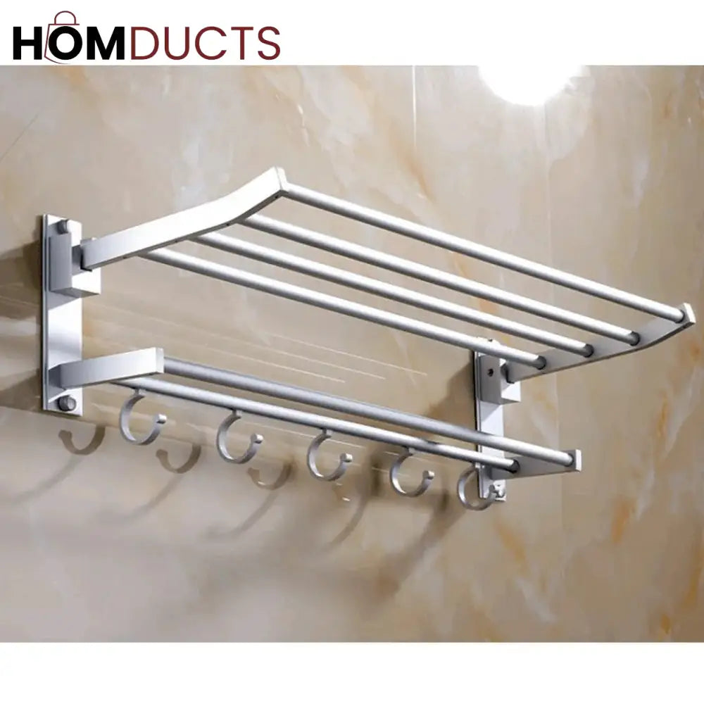 Aluminium Double Towel Rack