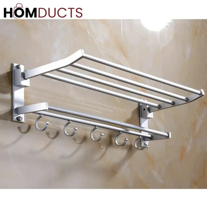 Aluminium Double Towel Rack
