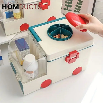 Ambulance Shape Medicine Box