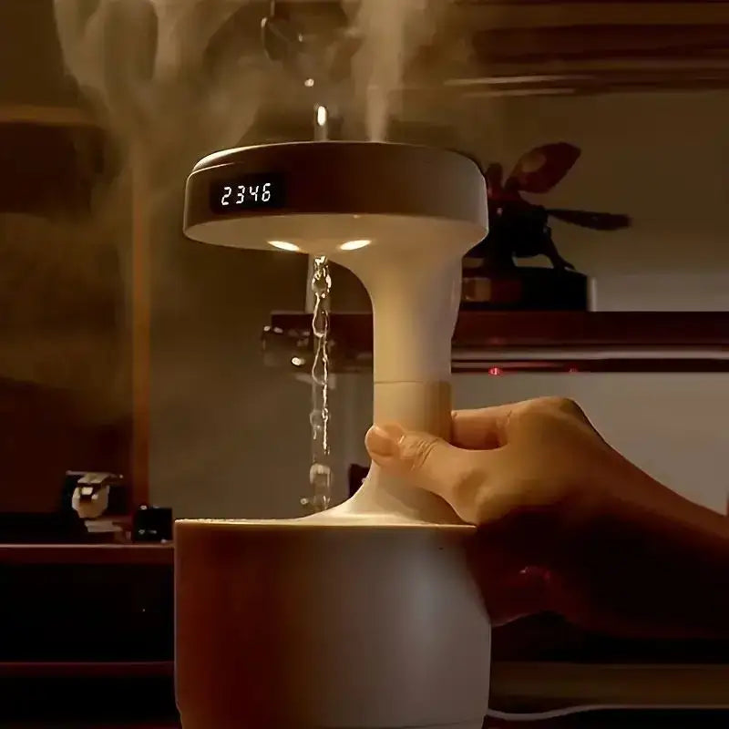 Anti Gravity Air Humidifier With Led Display