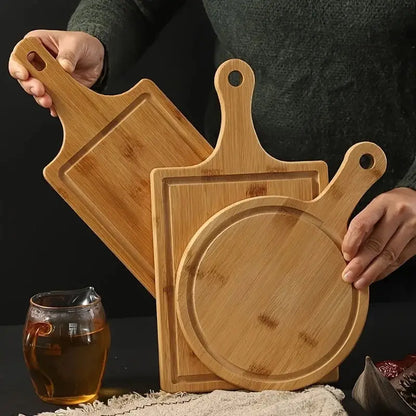 Bamboo Wooden Pizza And Serving Tray